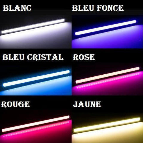 Bandes de Lumière LED pour Voiture (lot de 2)