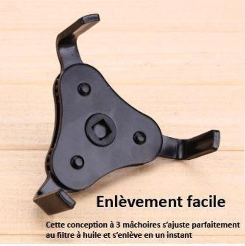 Clé réglable en acier pour filtre à Huile de voitures