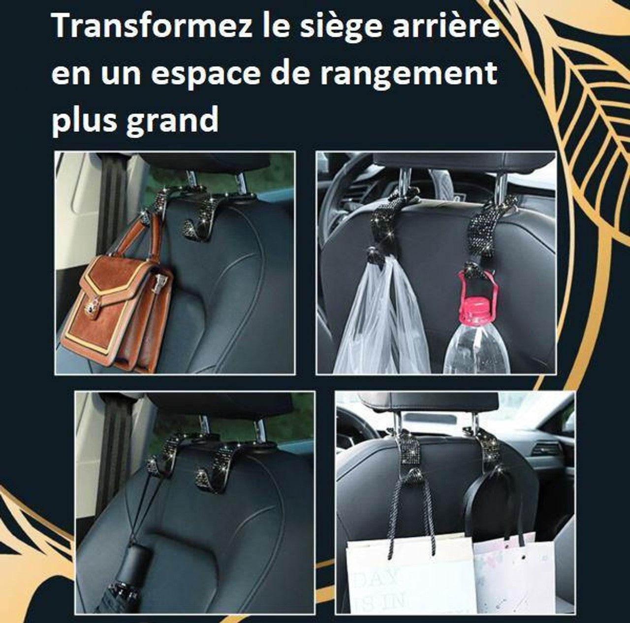 Crochets De Rangement Pour Voiture