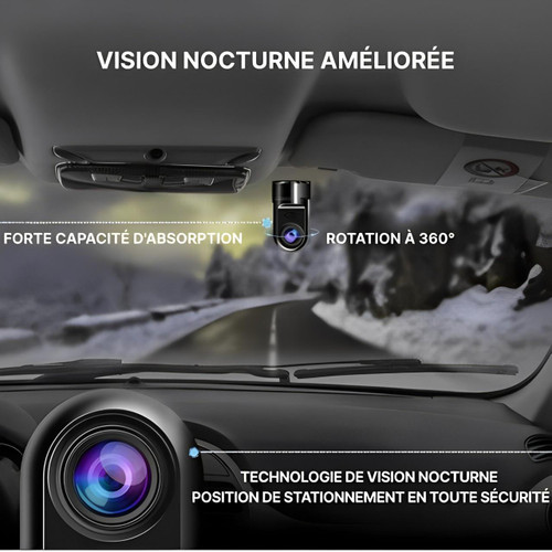 Dashcam Voiture Avec Caméra De Surveillance