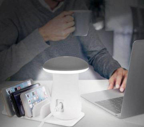 Socle de Chargement Rapide Multi-port & Lampe (5 ports)